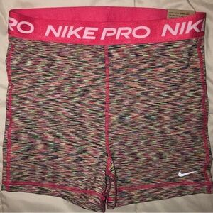 Nike Pro Women’s Multicolor Athletic Shorts. 
NWT M, have 2 pair u can bundle.